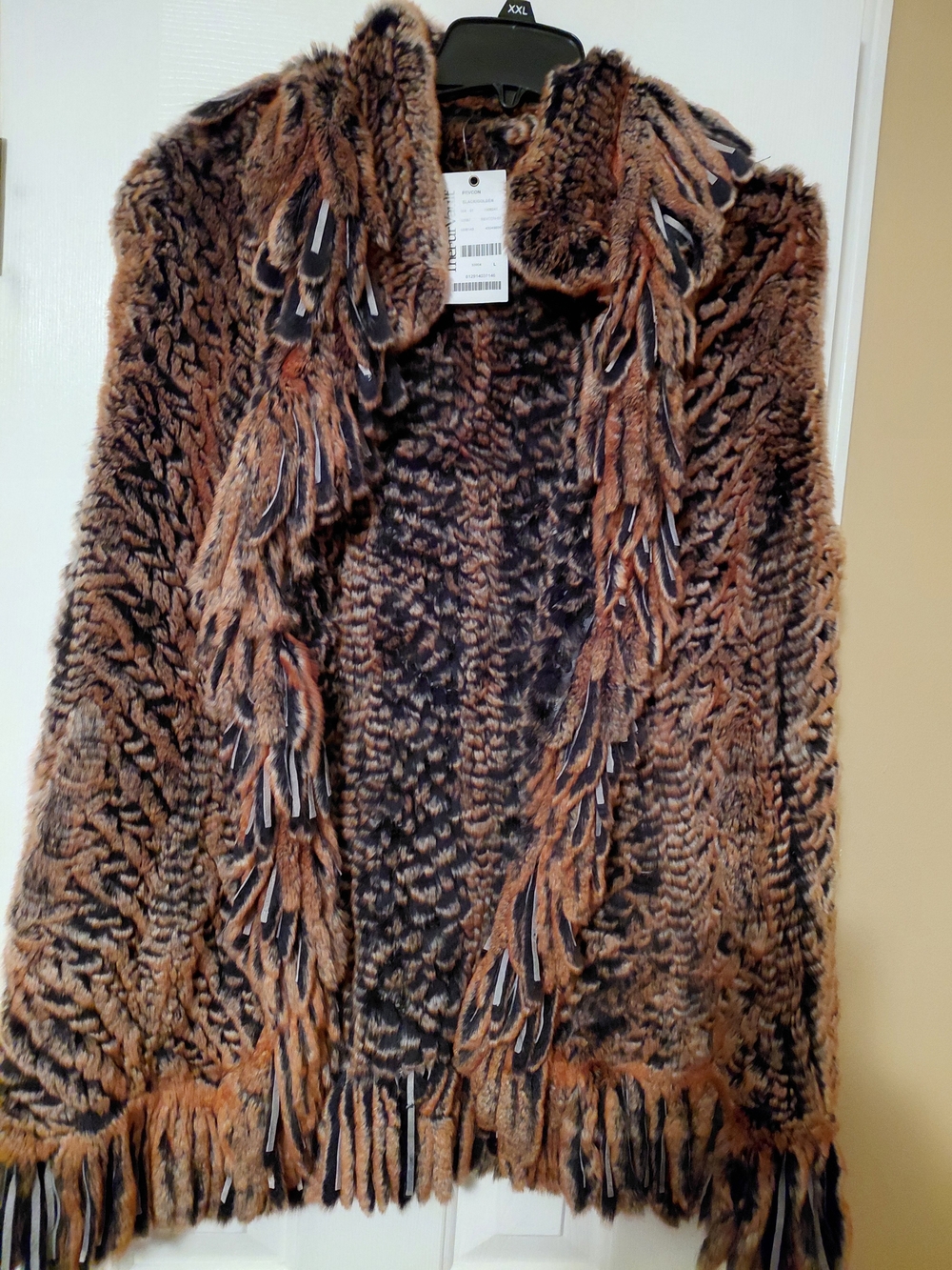 Fur Vault Dyed Rex Rabbit Fur Vest